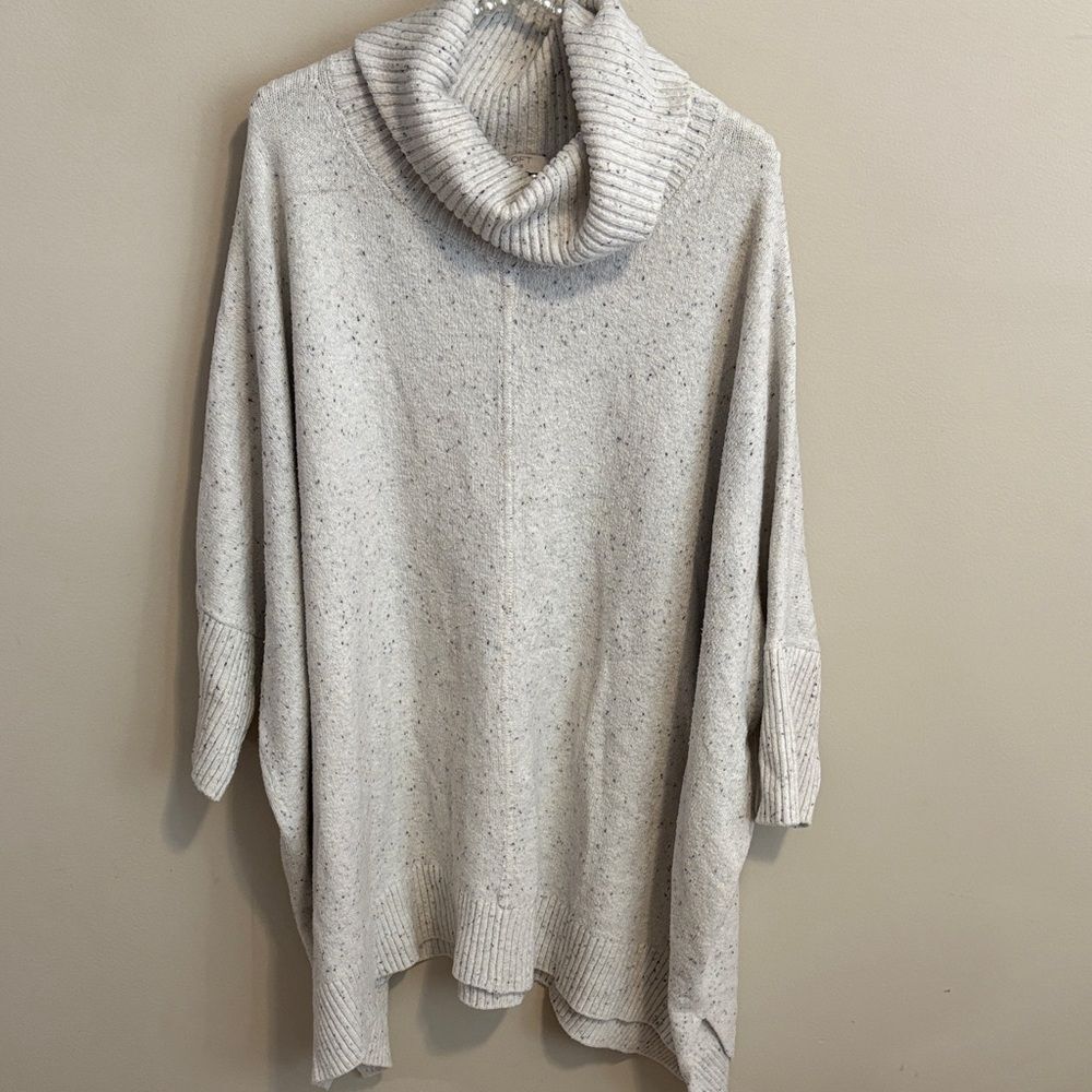 LOFT Speckled Cowl Neck Sweater size 20/22